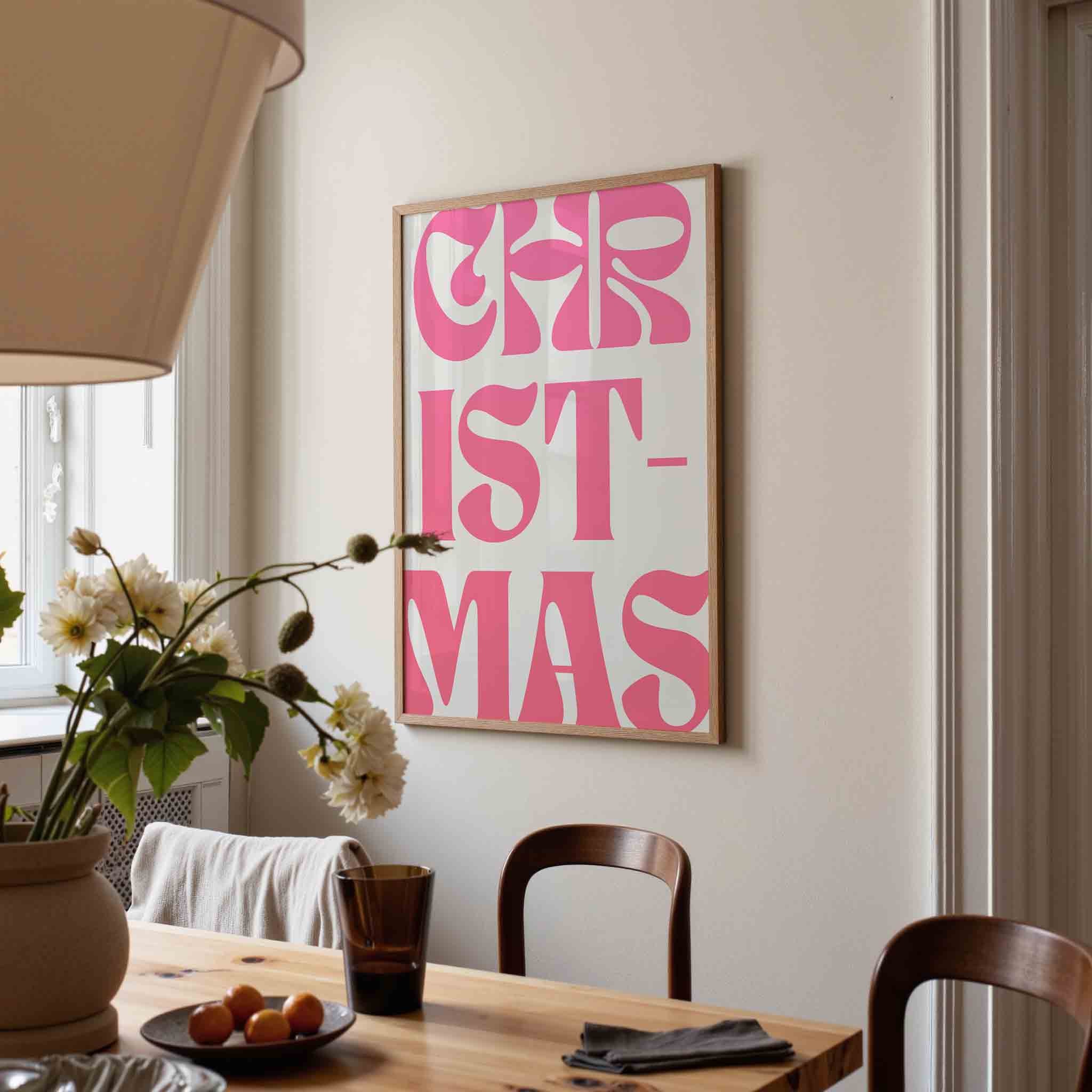 Christmas typografie Poster