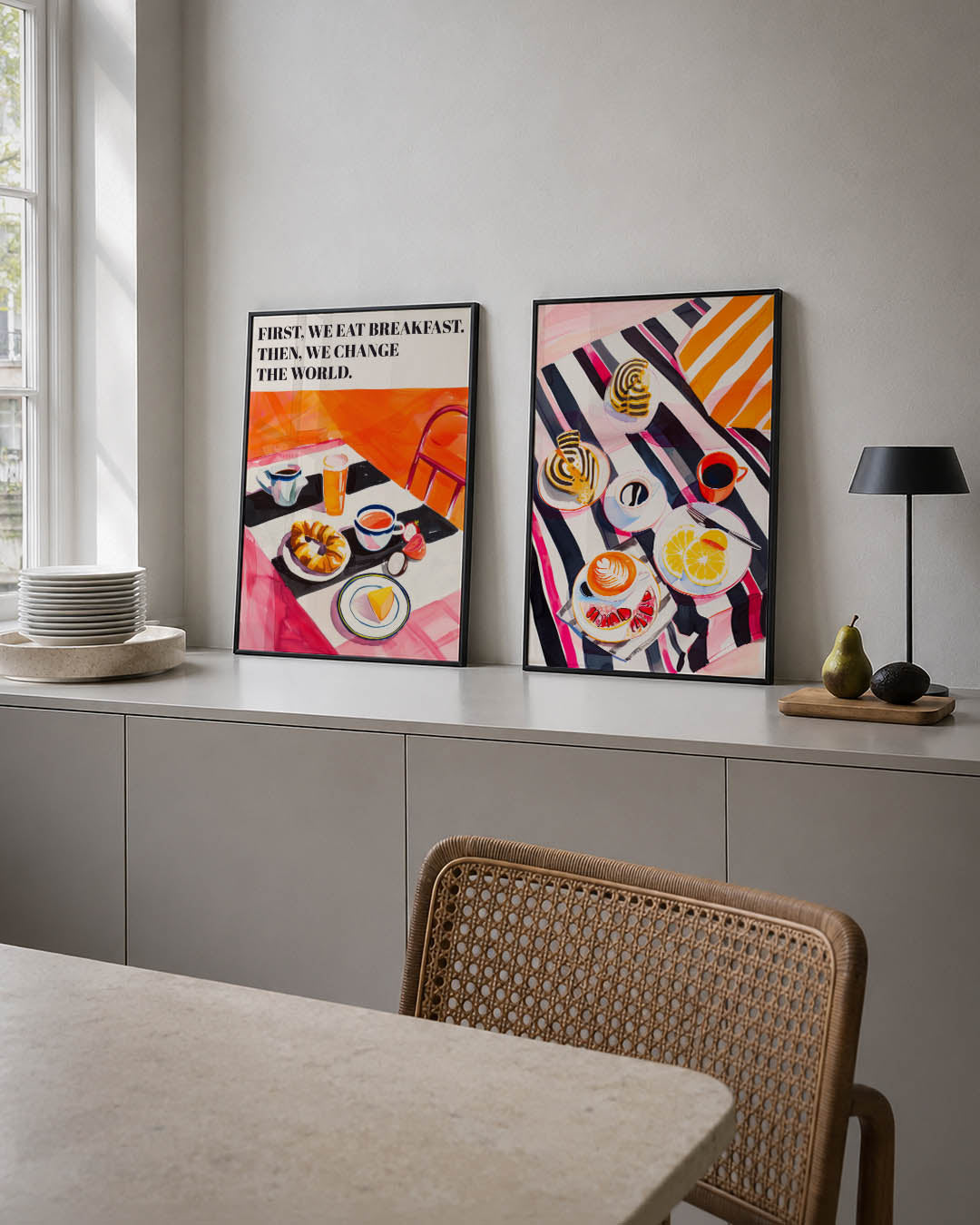 Ontbijt en inspiratie Posterset