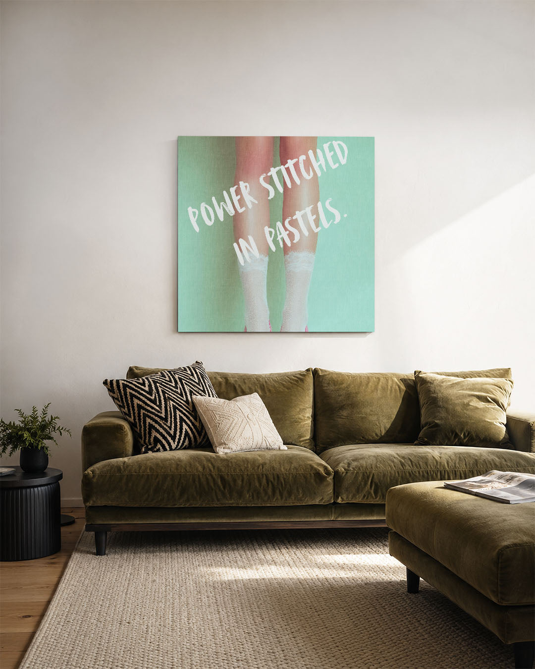 Pastel elegantie Kunstwerk