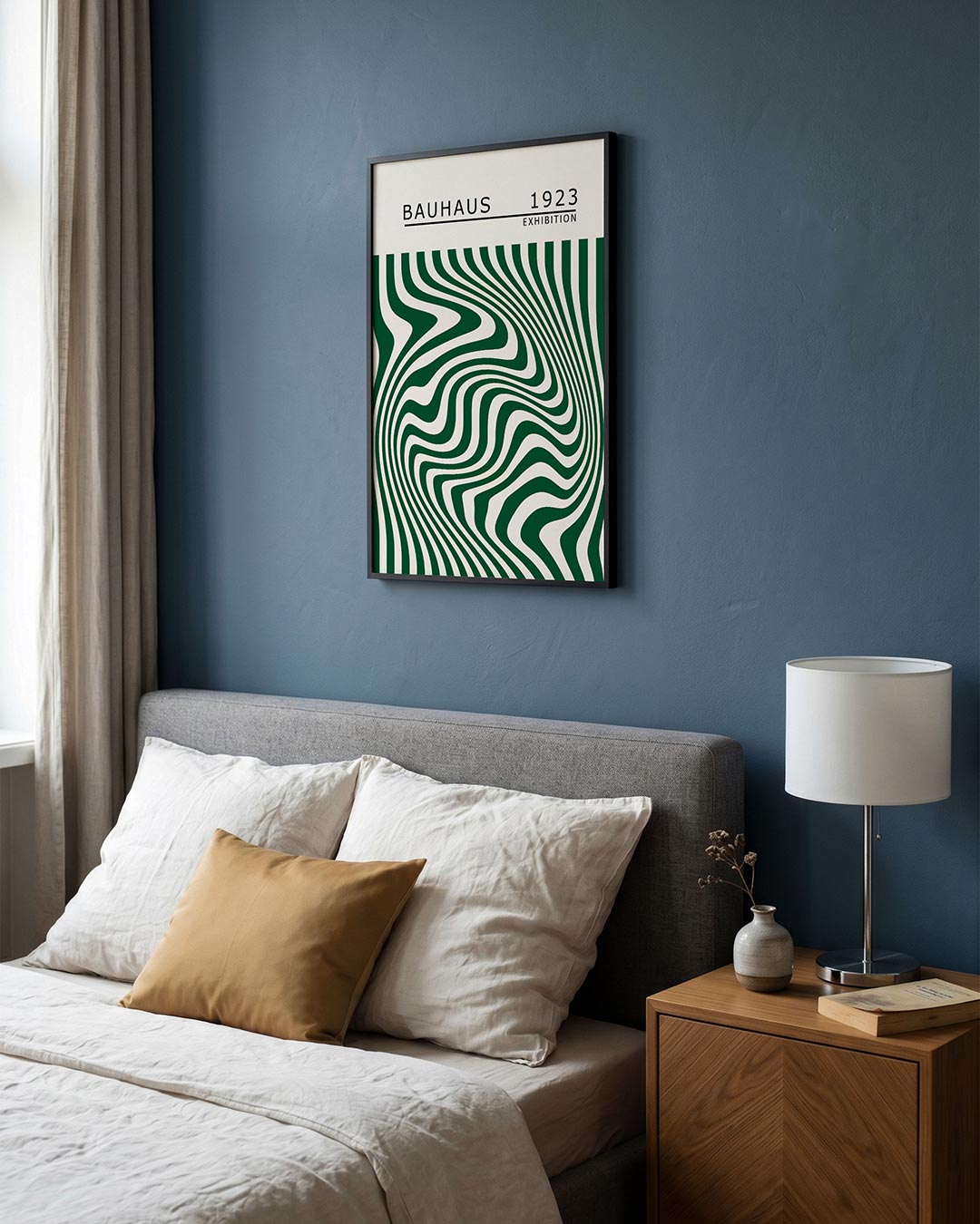 Golvend lijnenspel Poster