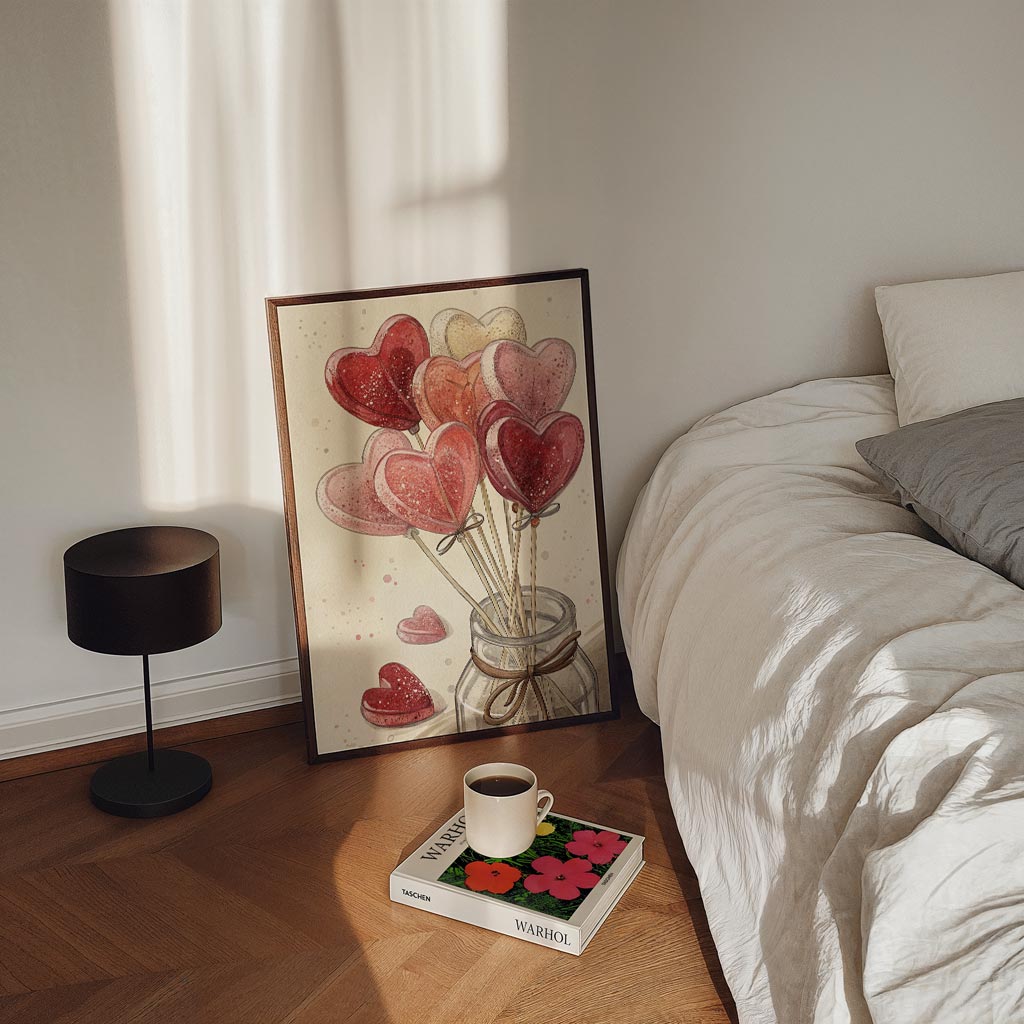 Zachte Hartjes Lolly Poster-WallArtistic