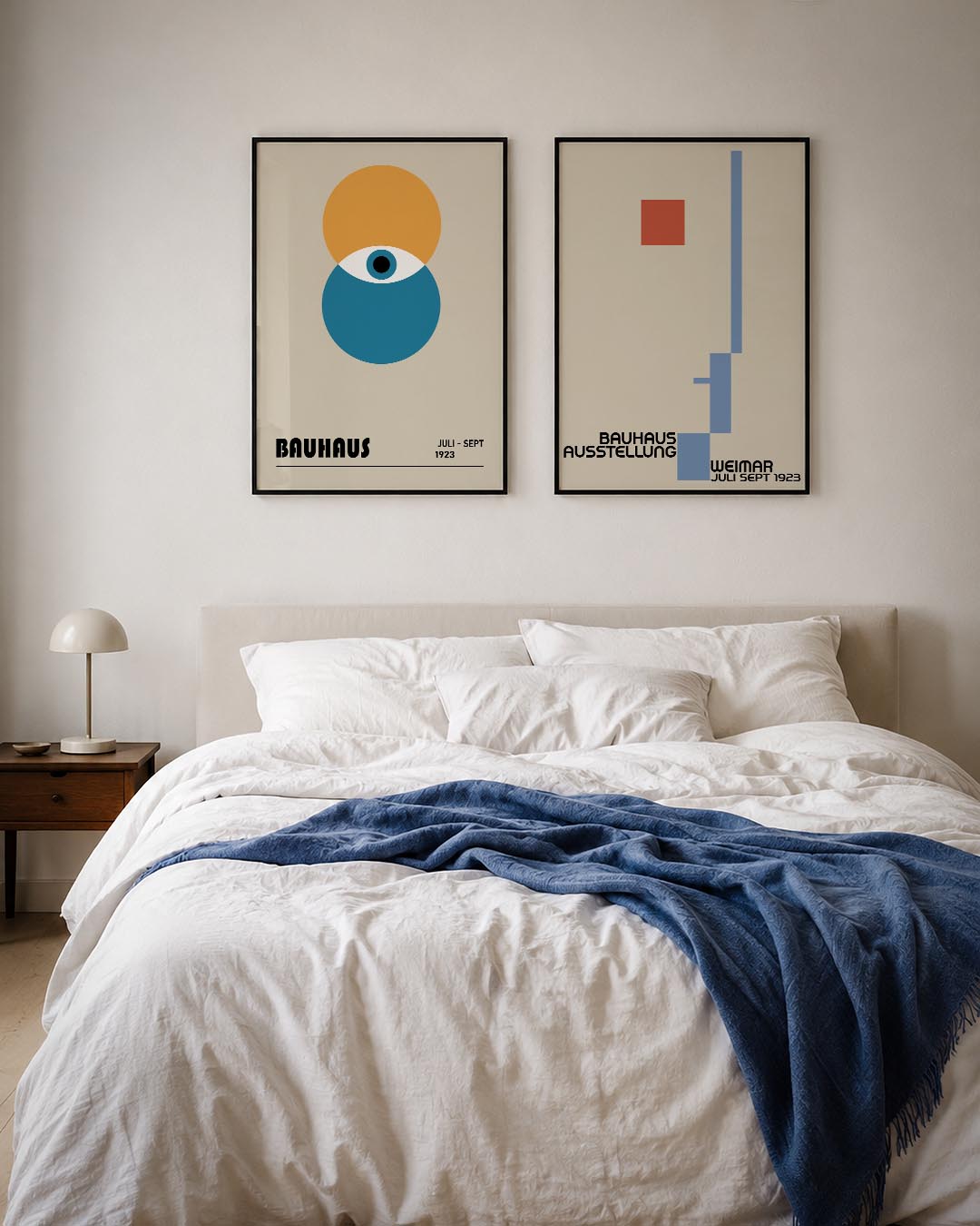 Oogvorm en cirkelspel Posterset
