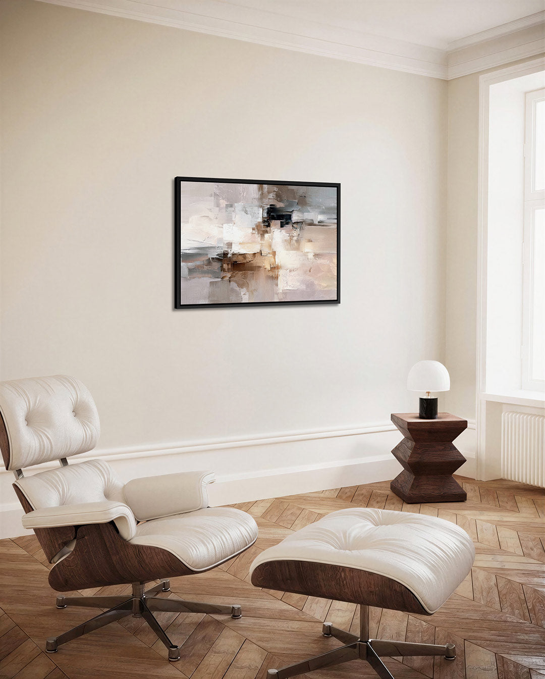 Gelaagde compositie Kunstwerk