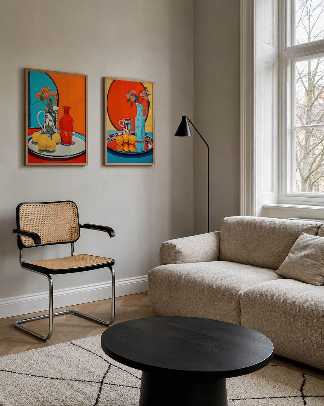 Kleurrijke stilleven Posterset
