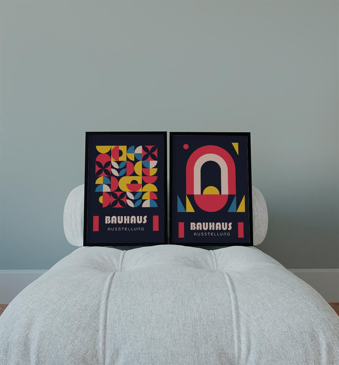 Vorm en kleurenspel Posterset