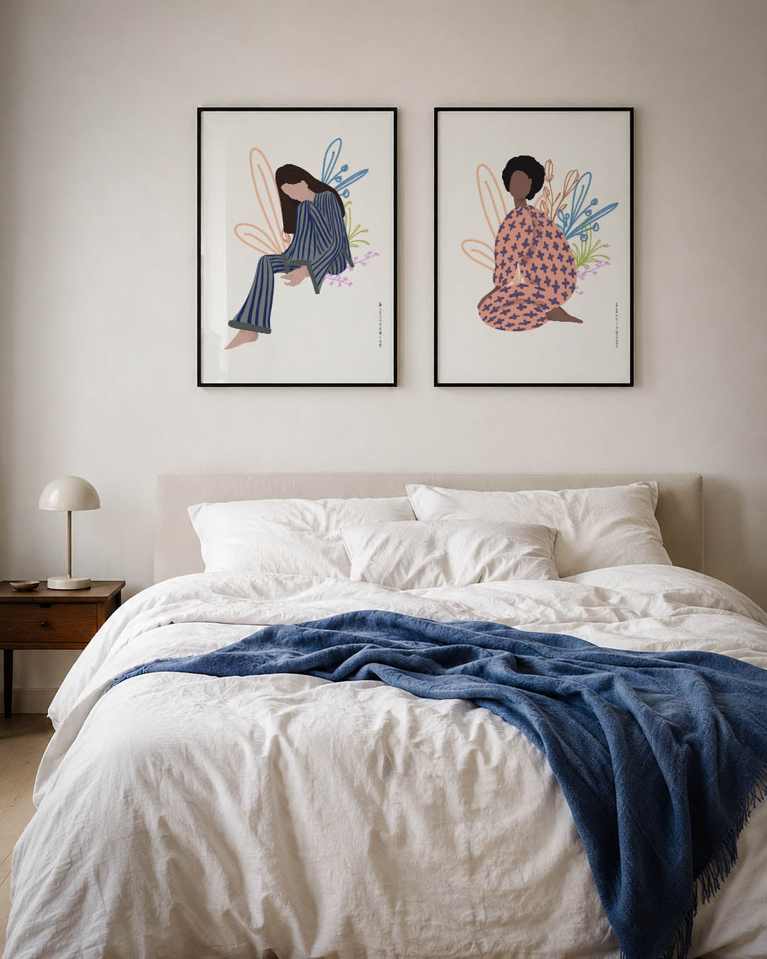 Gestreepte rust Posterset