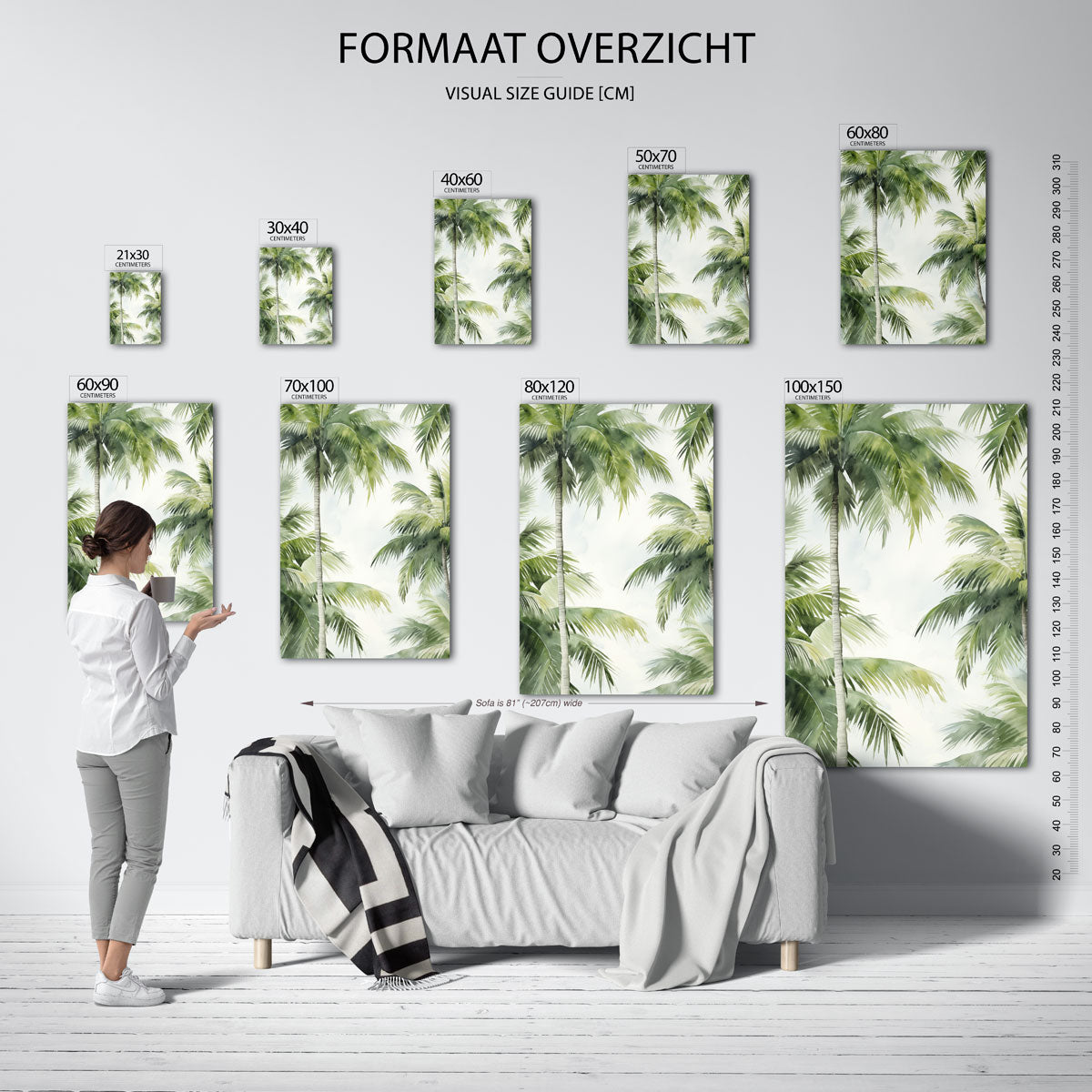 Palmbomen Poster