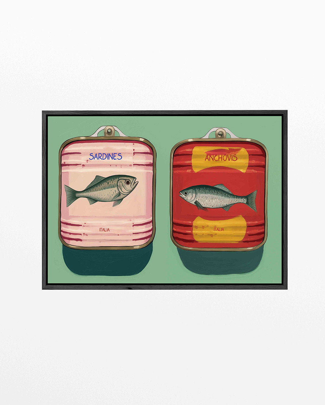 Visblikken illustratie Kunstwerk