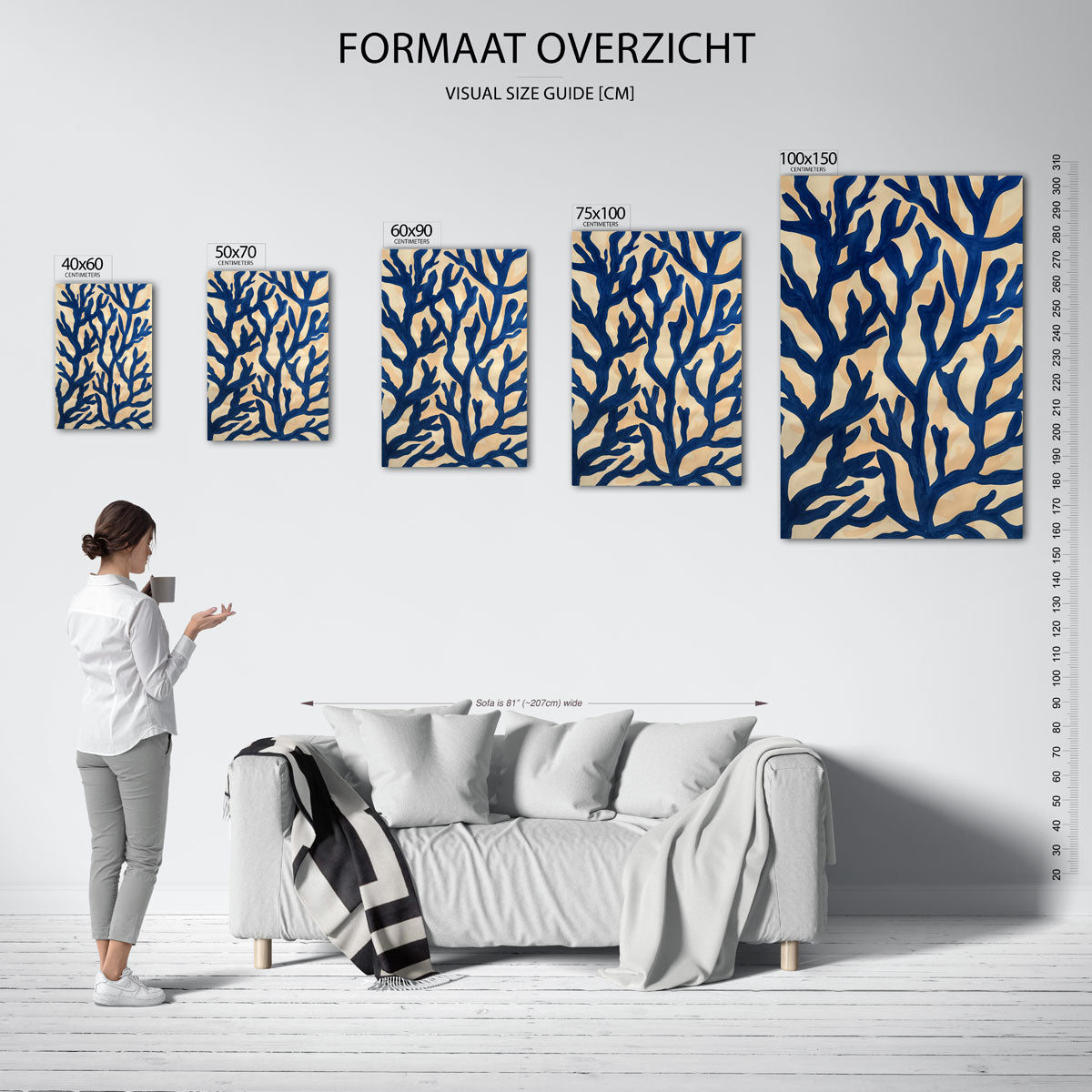 Organische vormen Kunstwerk