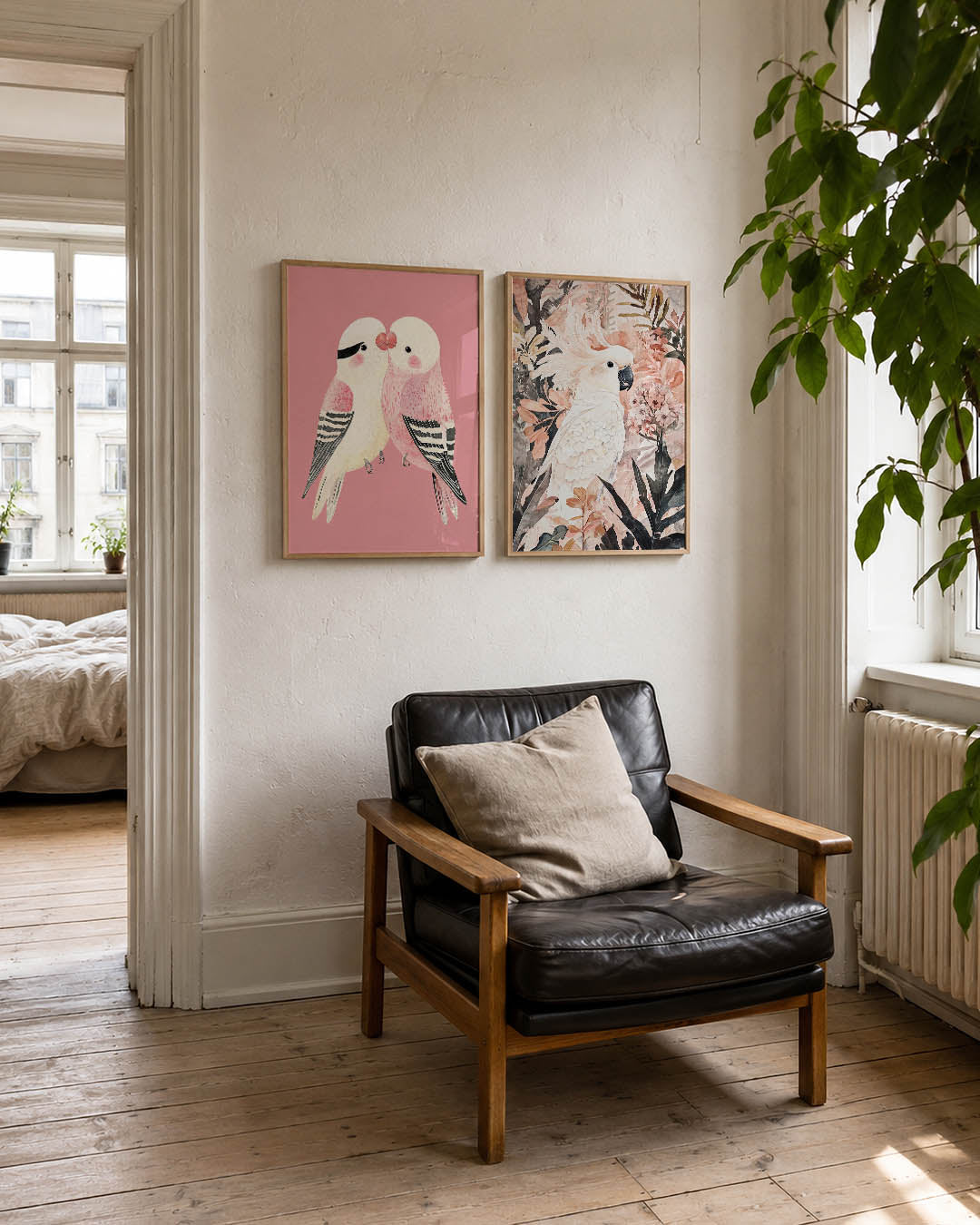 Vogels in harmonie Posterset
