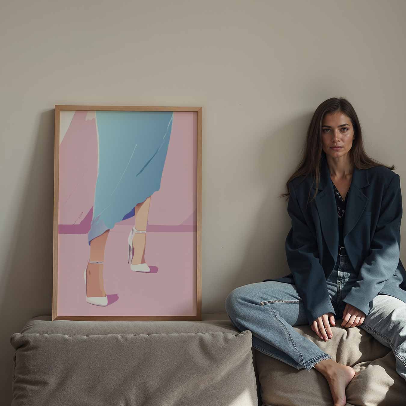 Elegante Stijvolle Schoenen Poster-WallArtistic