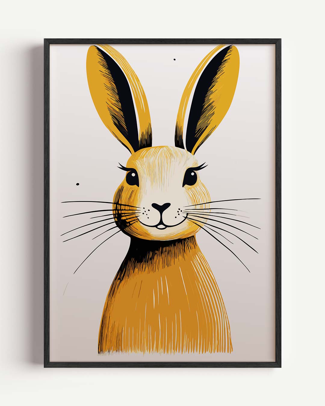 Schattige Konijnenposter-WallArtistic