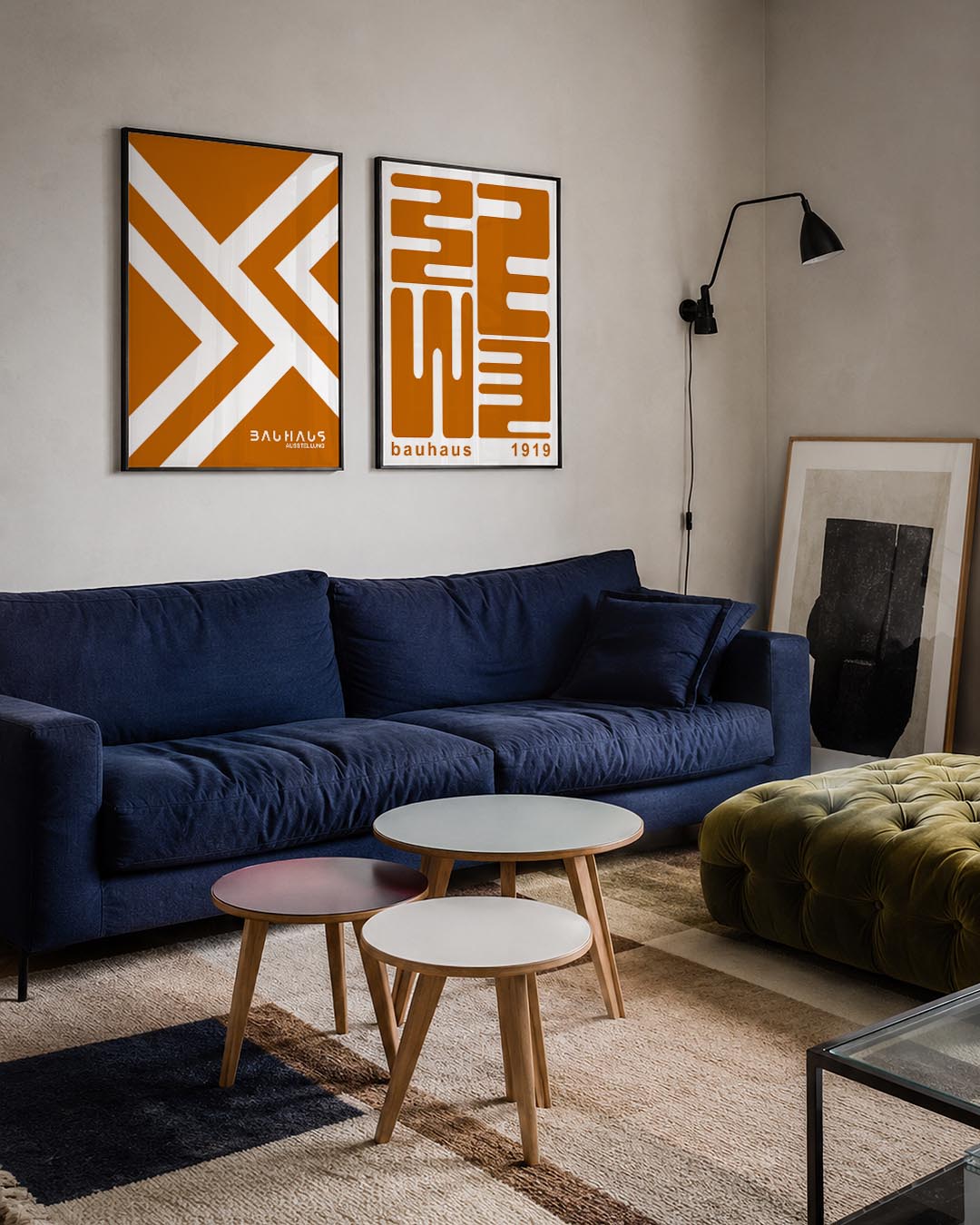 Lijnenspel en kleur Posterset