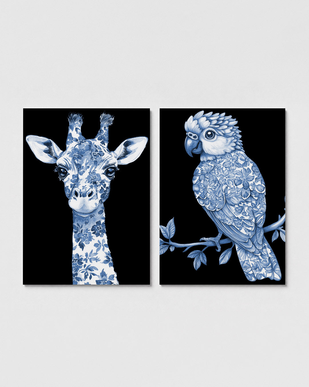 Floraal contrast Posterset