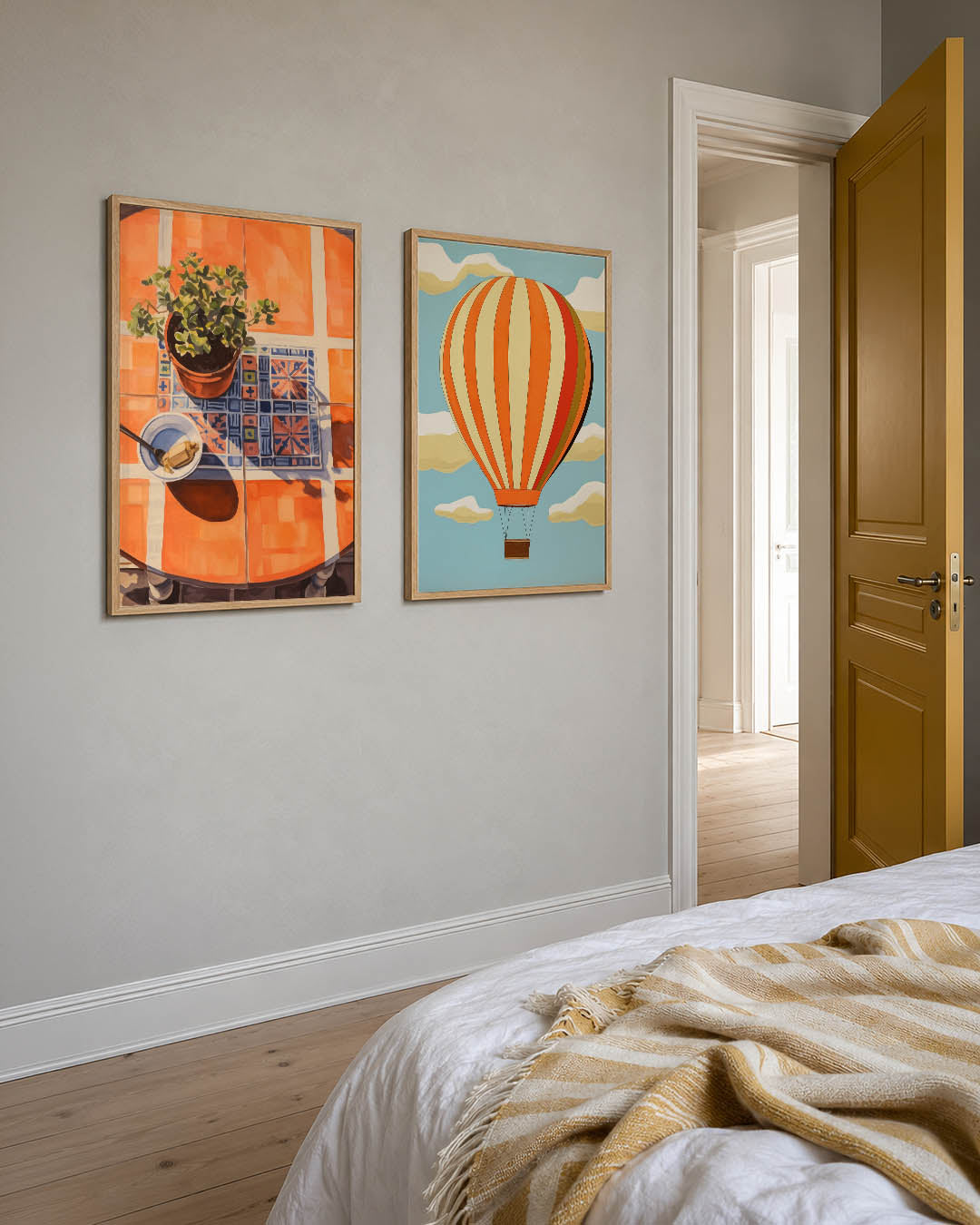 Tafelkleuren en schaduwen Posterset