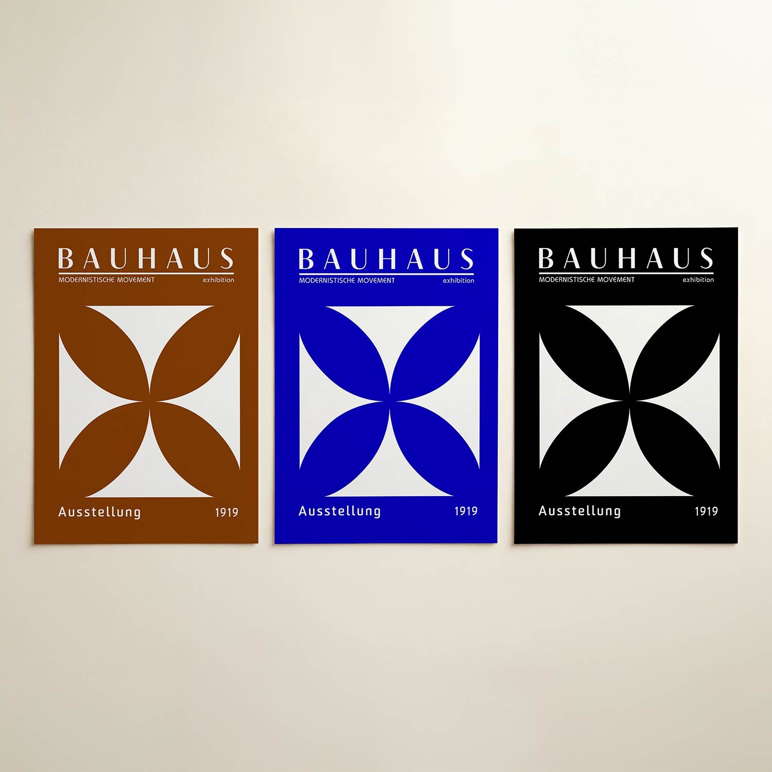 Vormen en vlakken Posterset