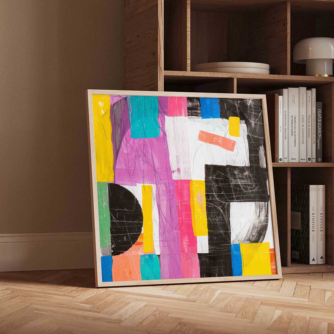 Abstracte vormen Poster