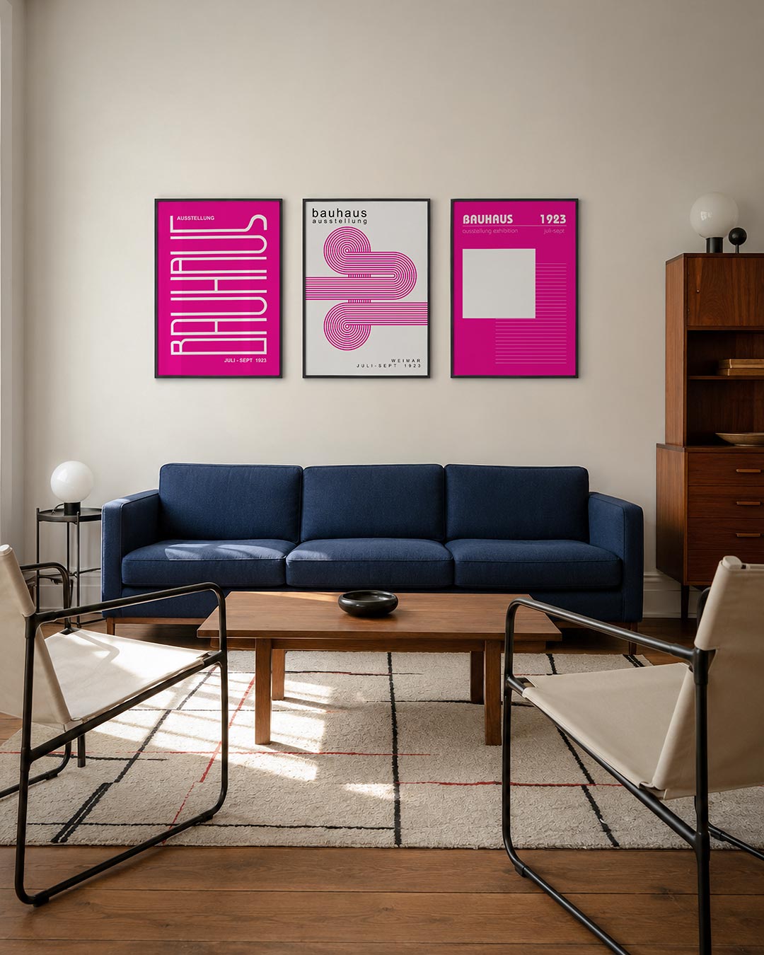 Lijnen en kleurvlakken Posterset