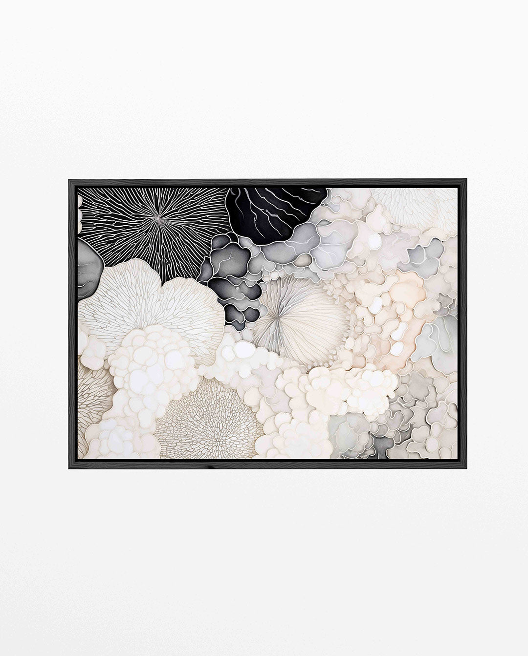 Organische vormen compositie Kunstwerk