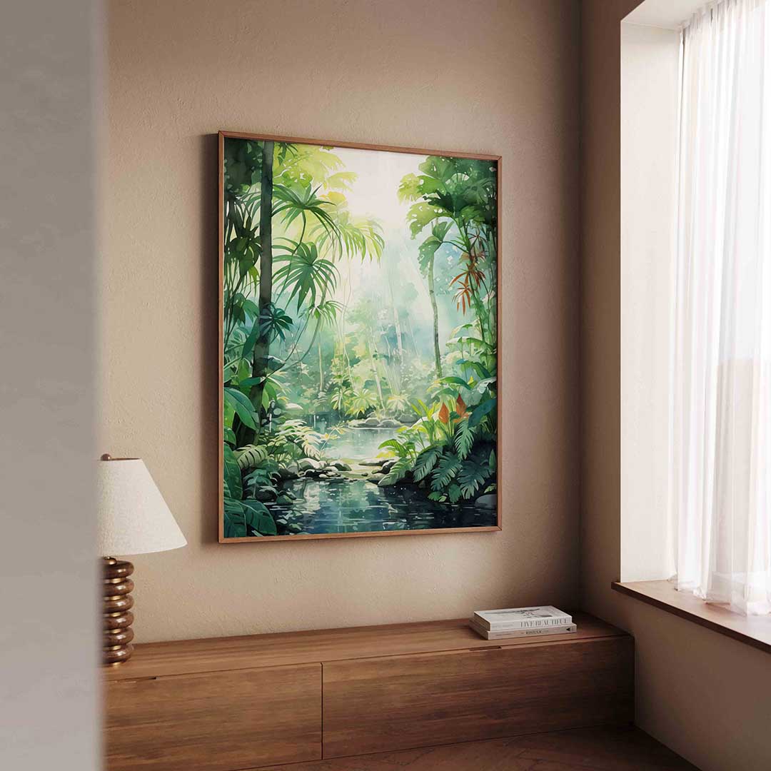 Tropische jungle Poster