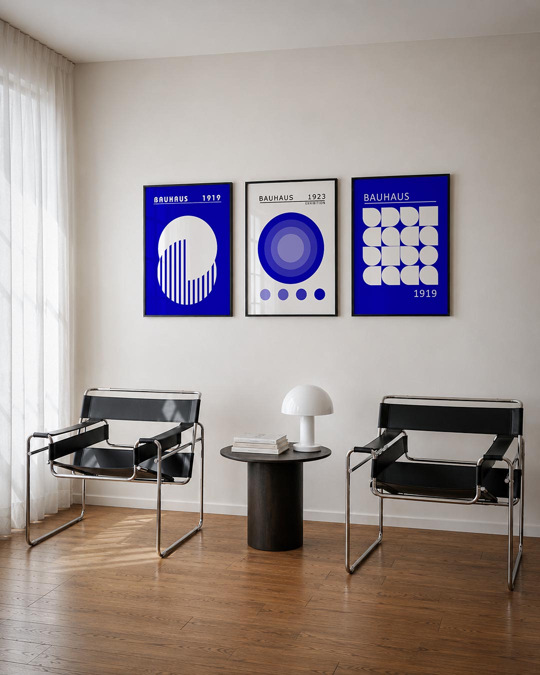 Cirkel en strepen Posterset