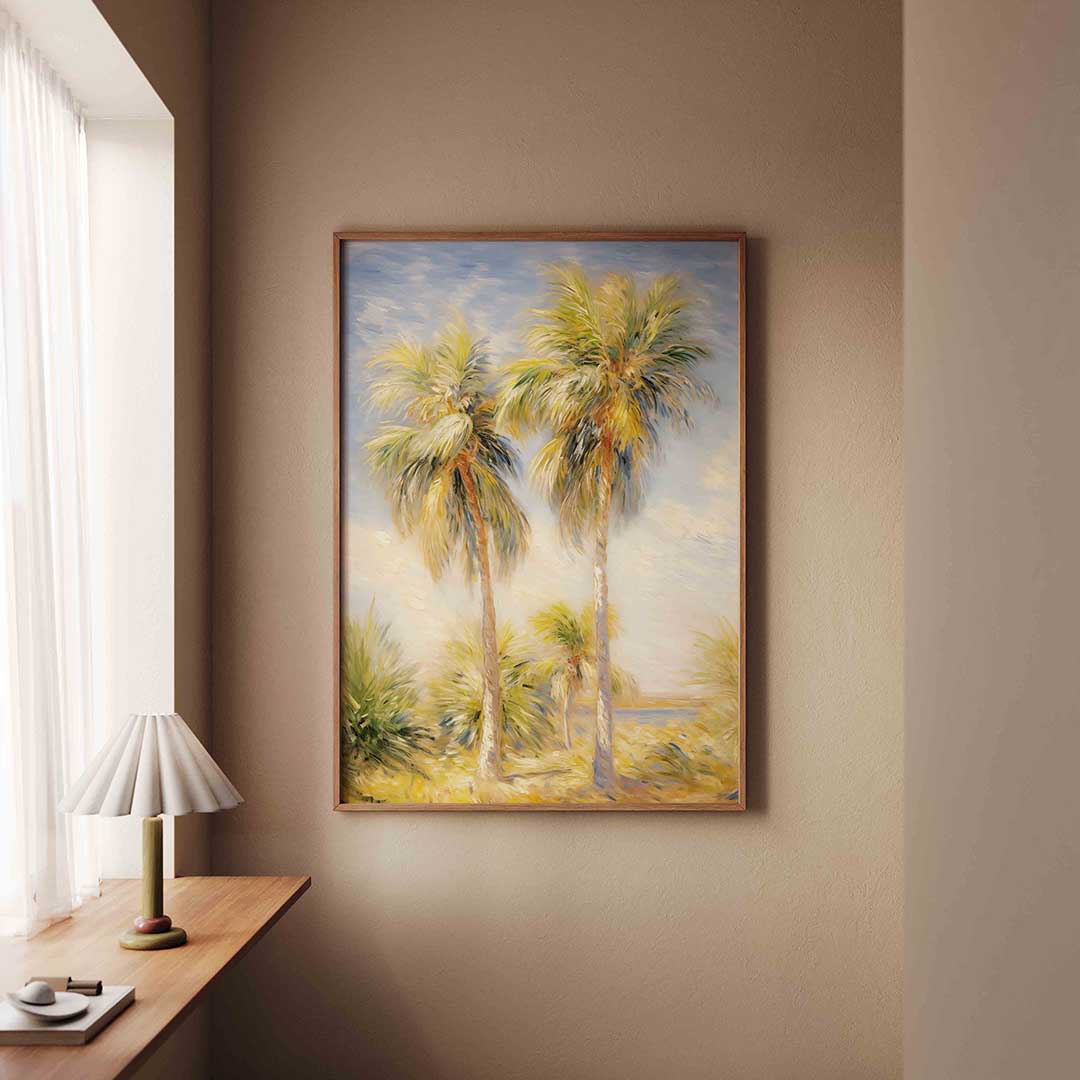 Tropische palmbomen Poster
