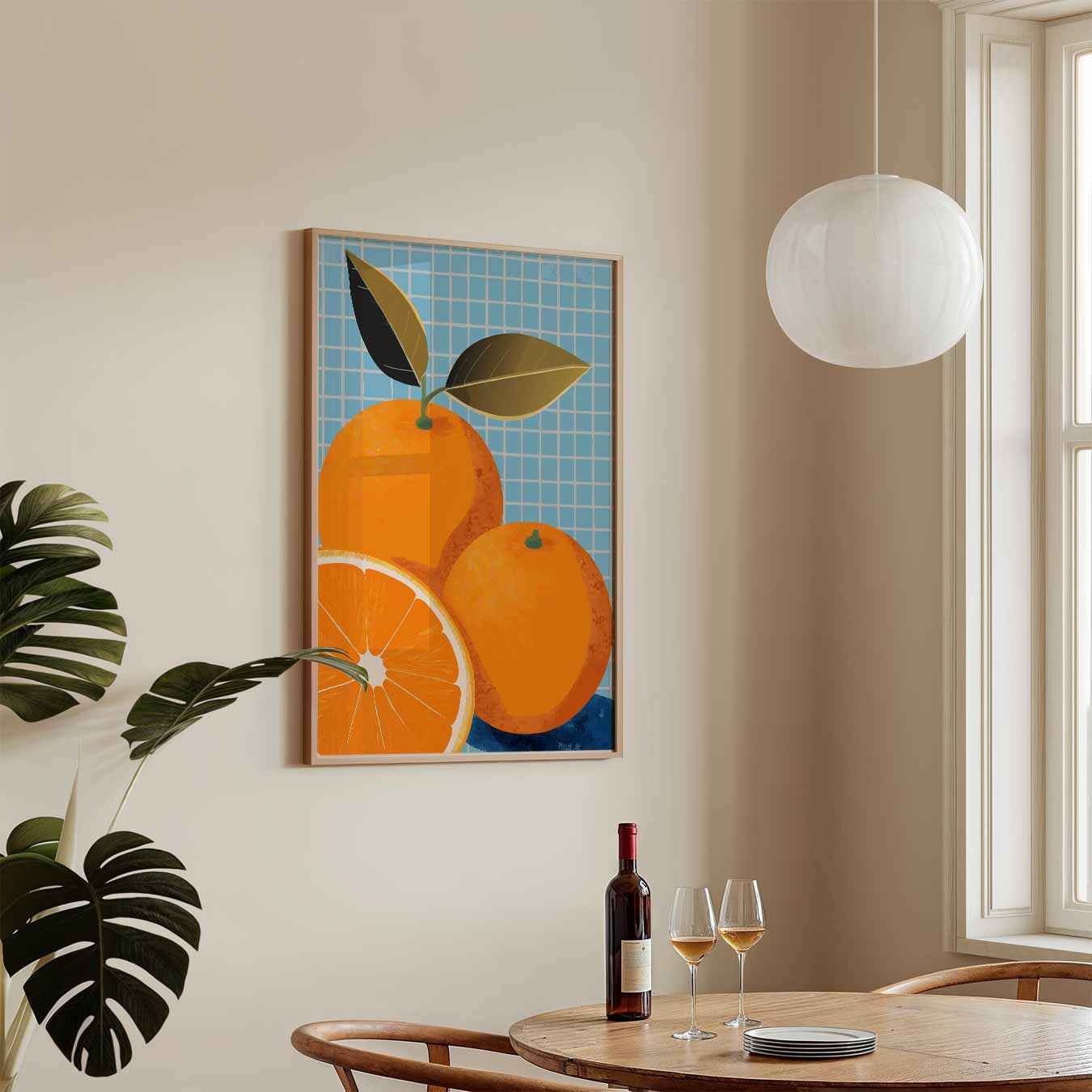 Vrolijke Citrus Poster-WallArtistic