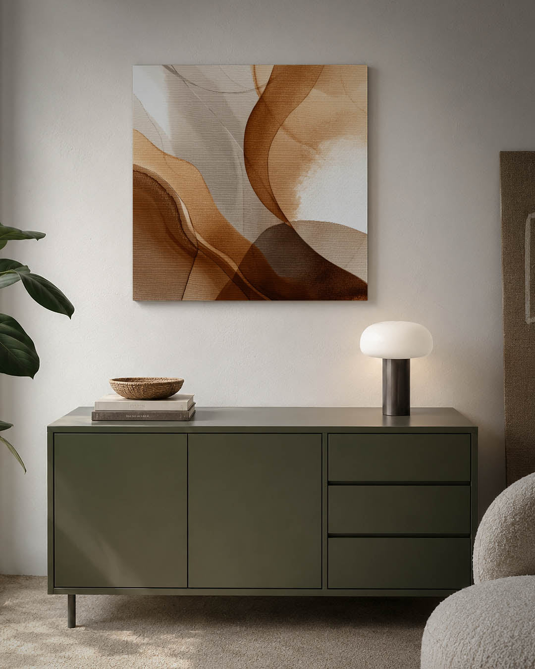 Organische vormen Kunstwerk