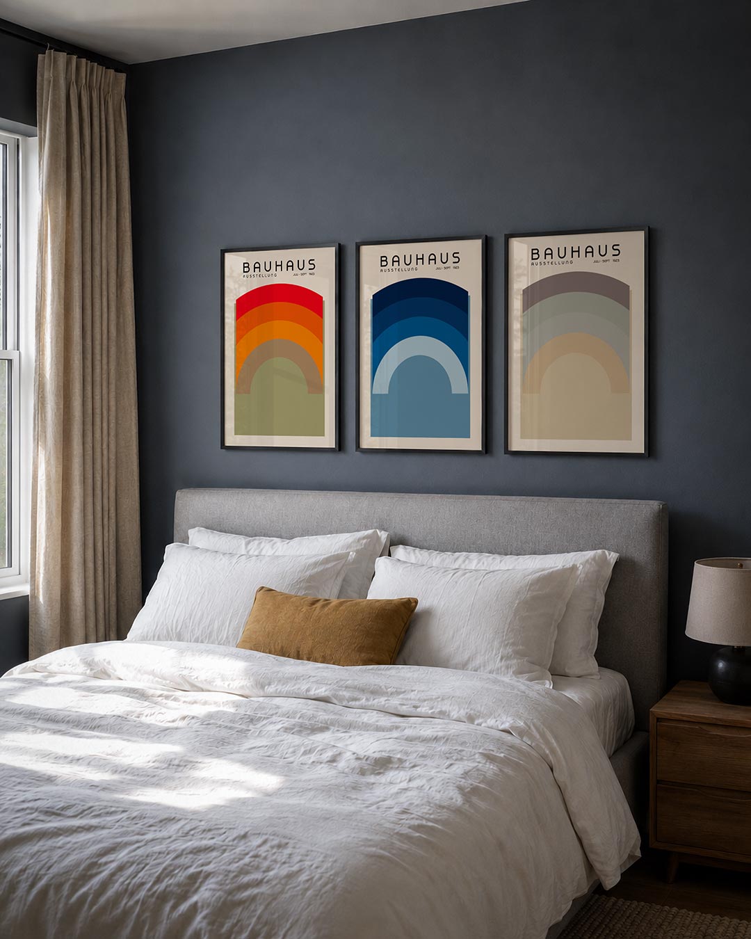 Kleurbogen en lijnen Posterset