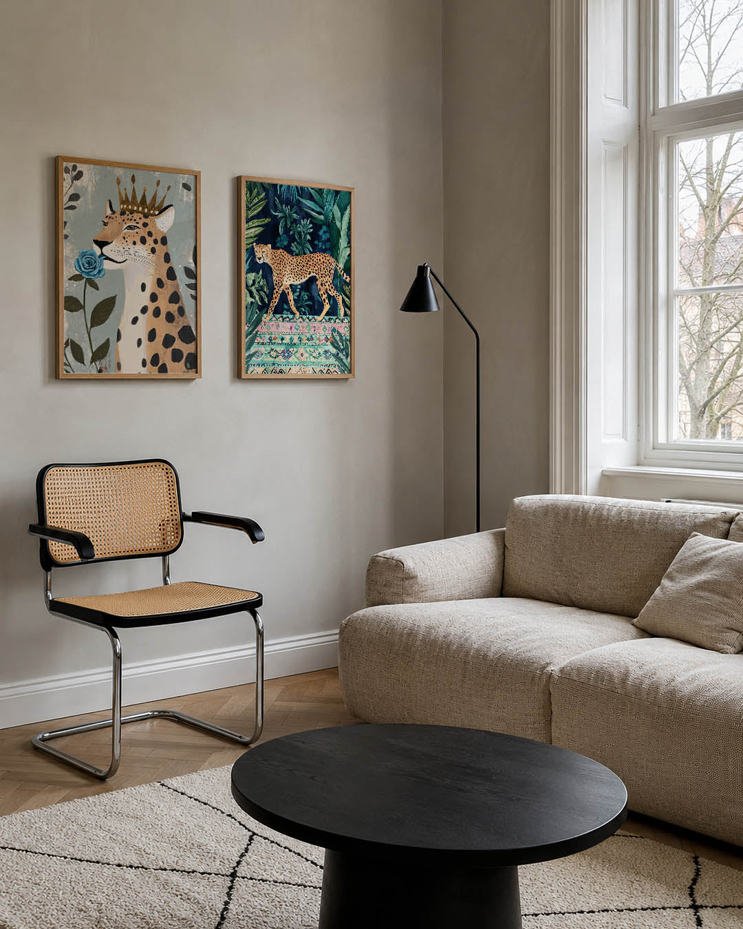 Kroon en roos Posterset