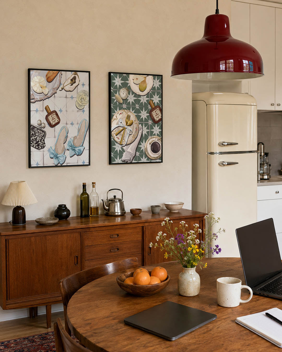 Elegante tafelscène Posterset