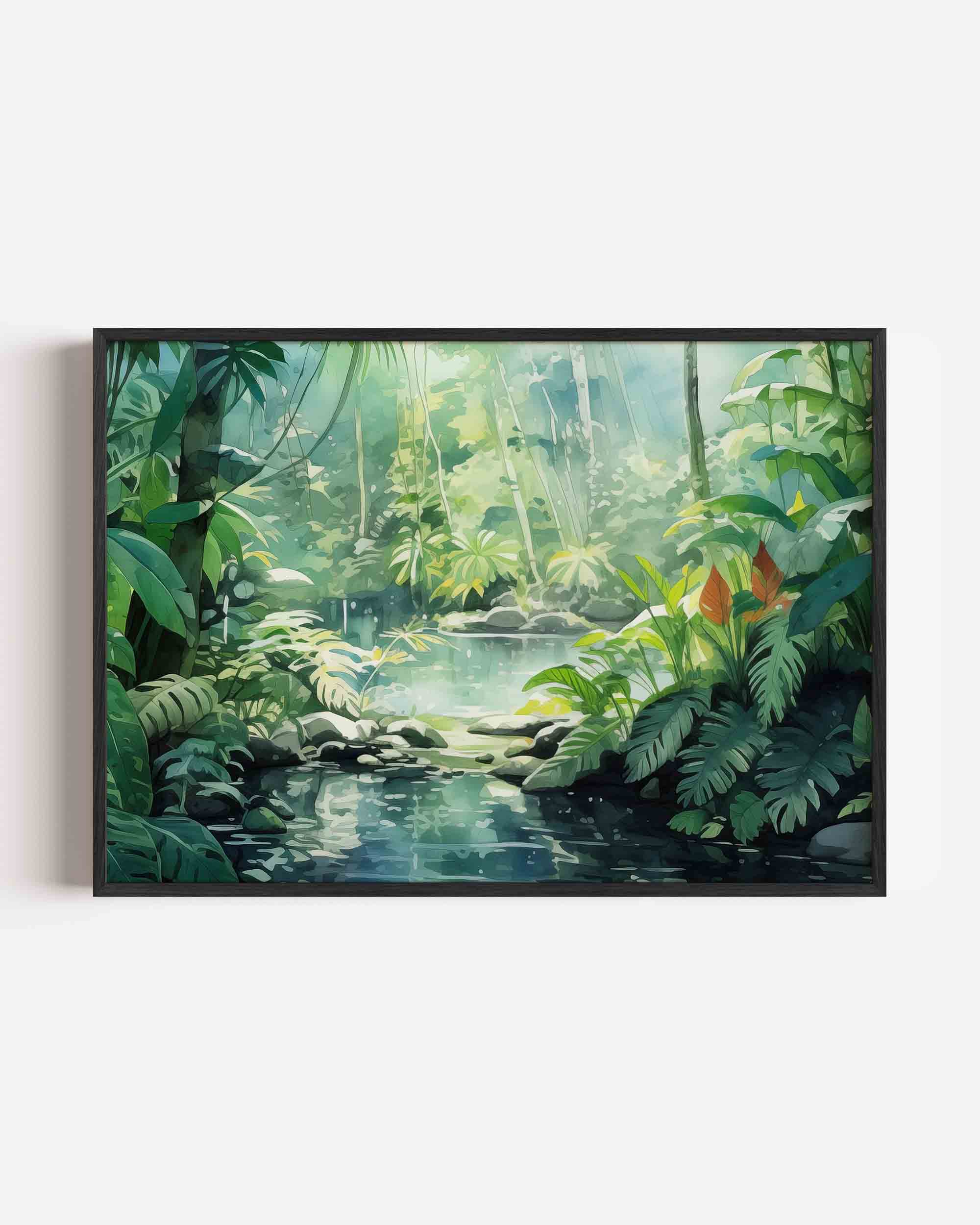 Tropisch bos Poster