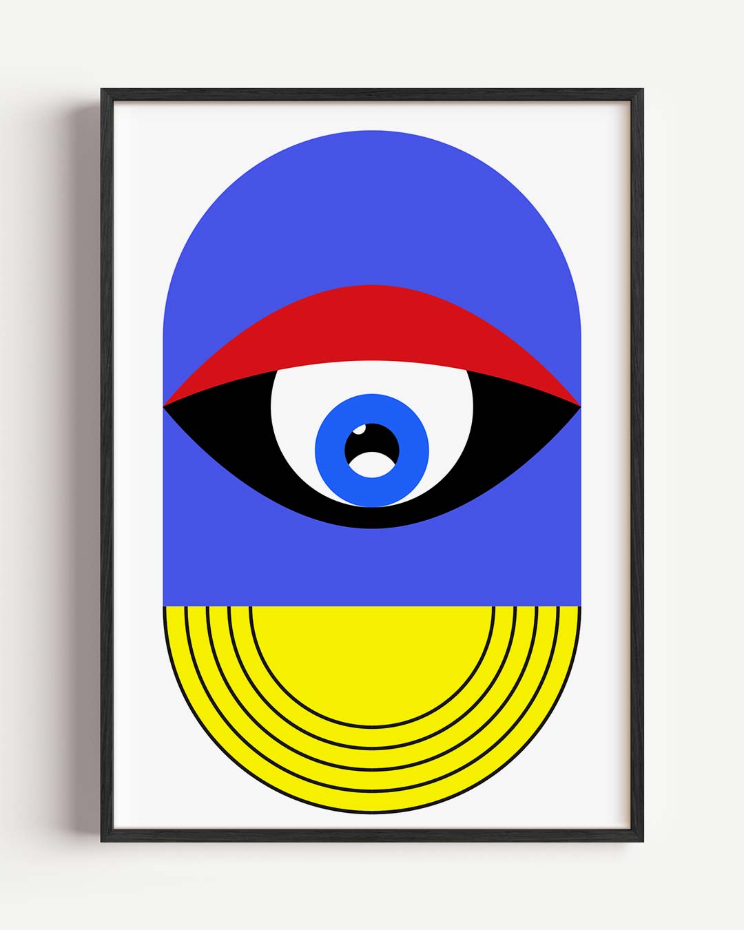 Trendy Geometrische Oogposter-WallArtistic