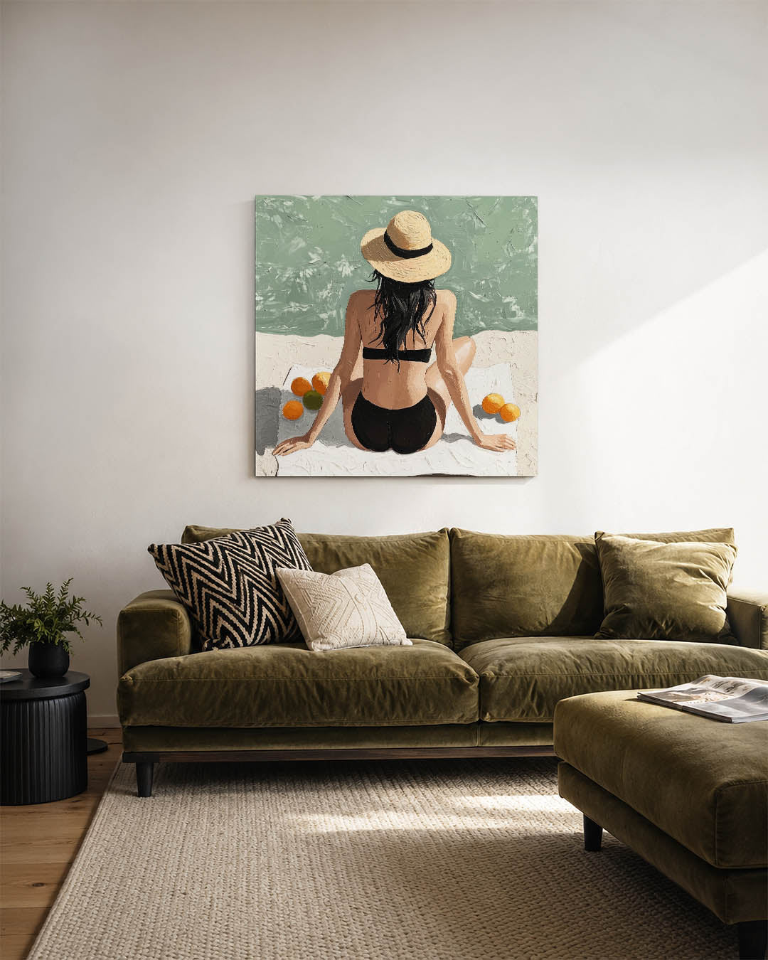 Zomers moment Kunstwerk