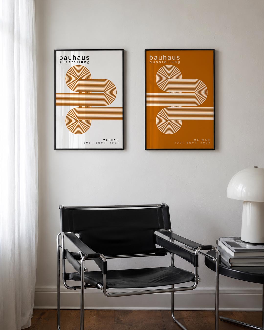 Lijnenspel en cirkelritme Posterset