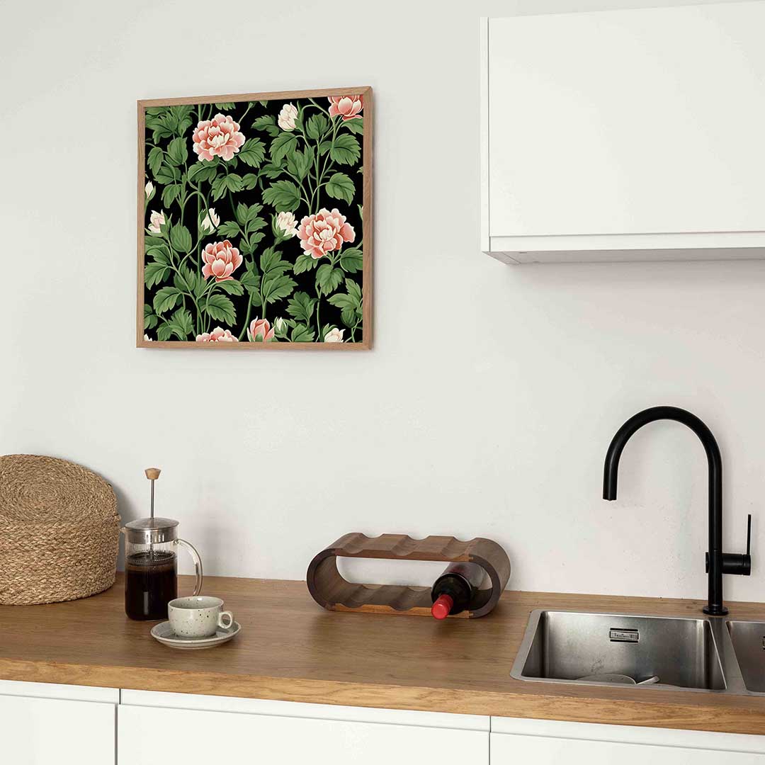 Bloemen en bladeren Poster