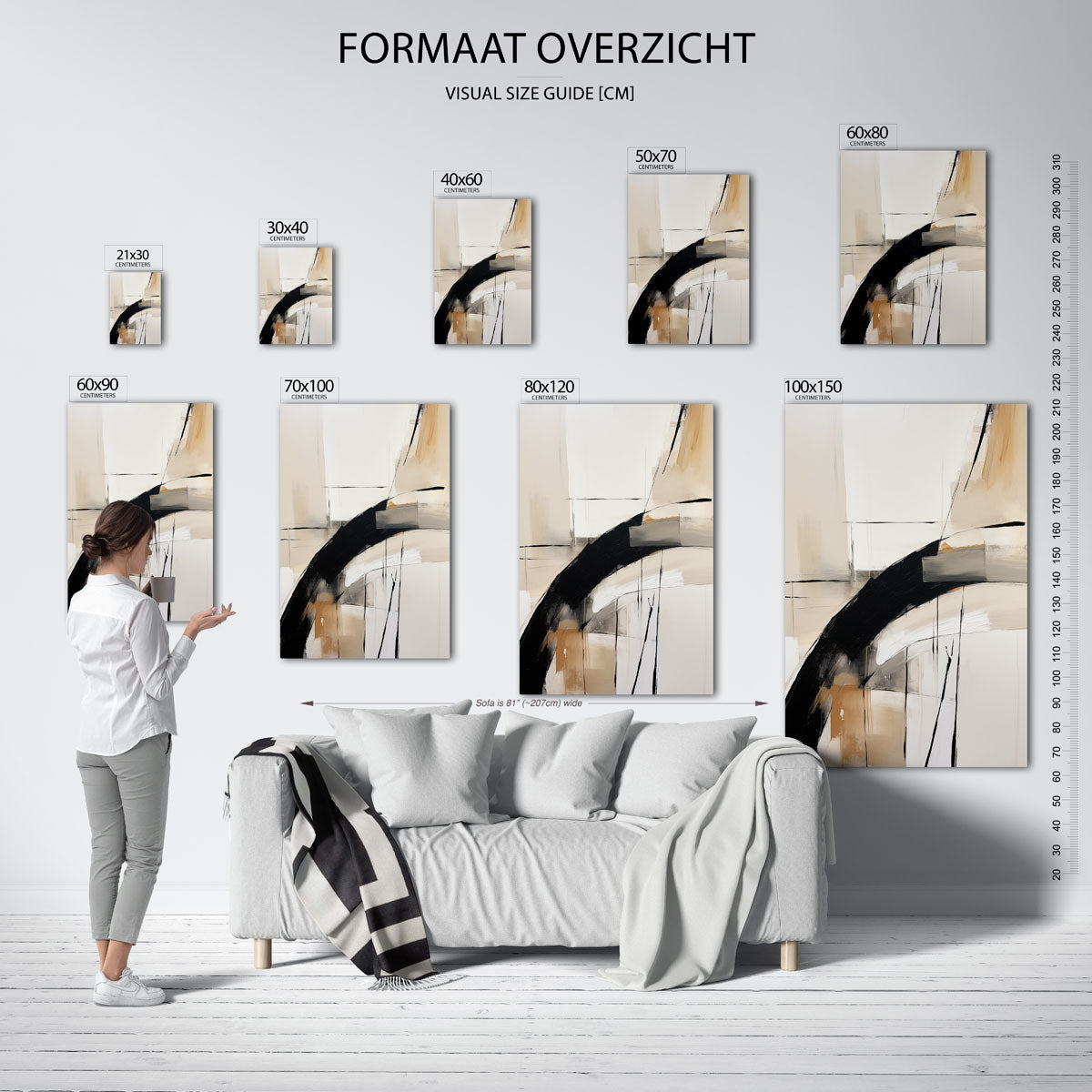 Abstracte vormen Poster